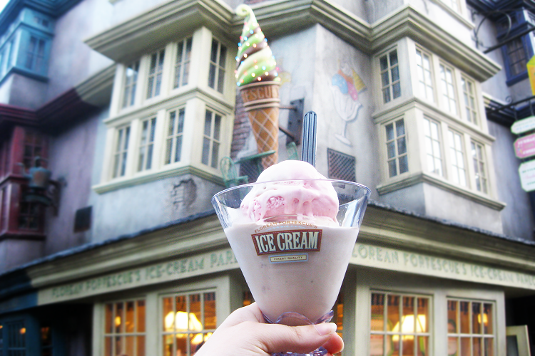 Florean Fortescue's Ice Cream Parlour Menu