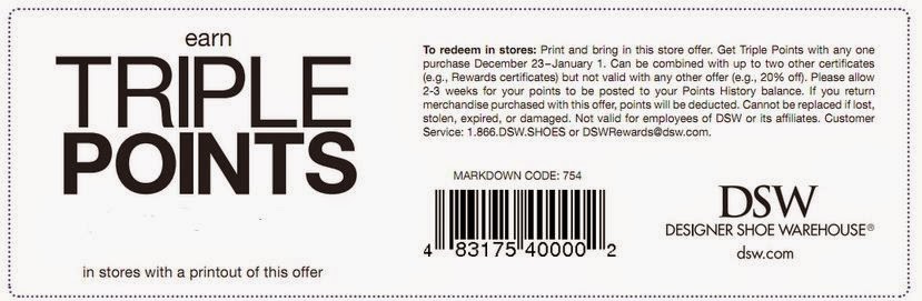 dsw promo code canada