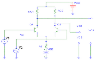 differential amplifier circuit diagram
