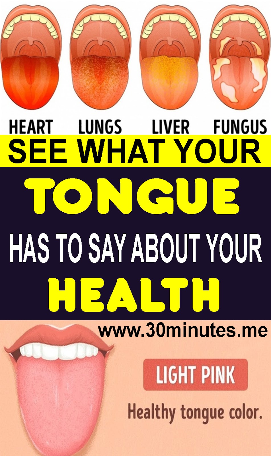 Health Fitness Inspiration: WHAT YOUR TONGUE IS TRYING TO TELL YOU ...