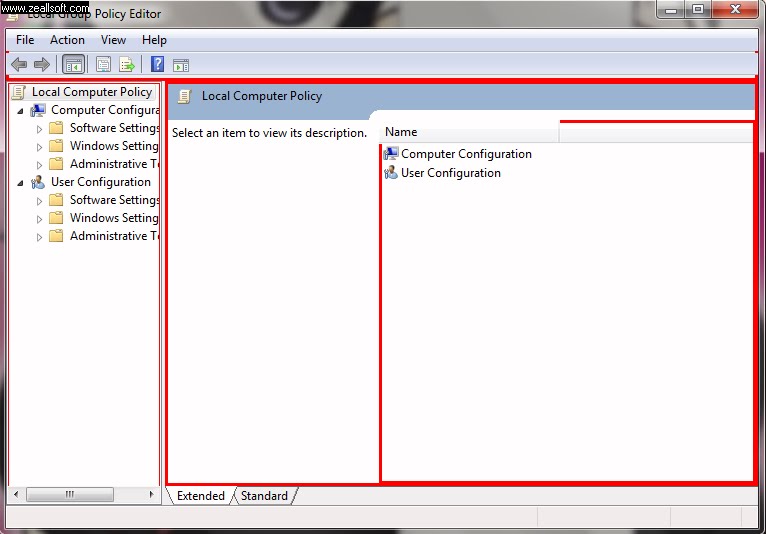 Windows policy editor
