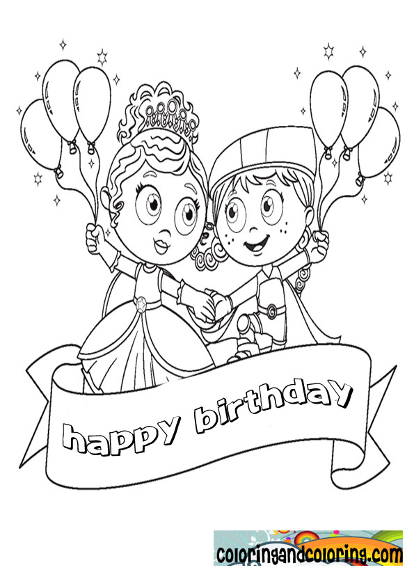 teacher happy birthday coloring pages - photo #9