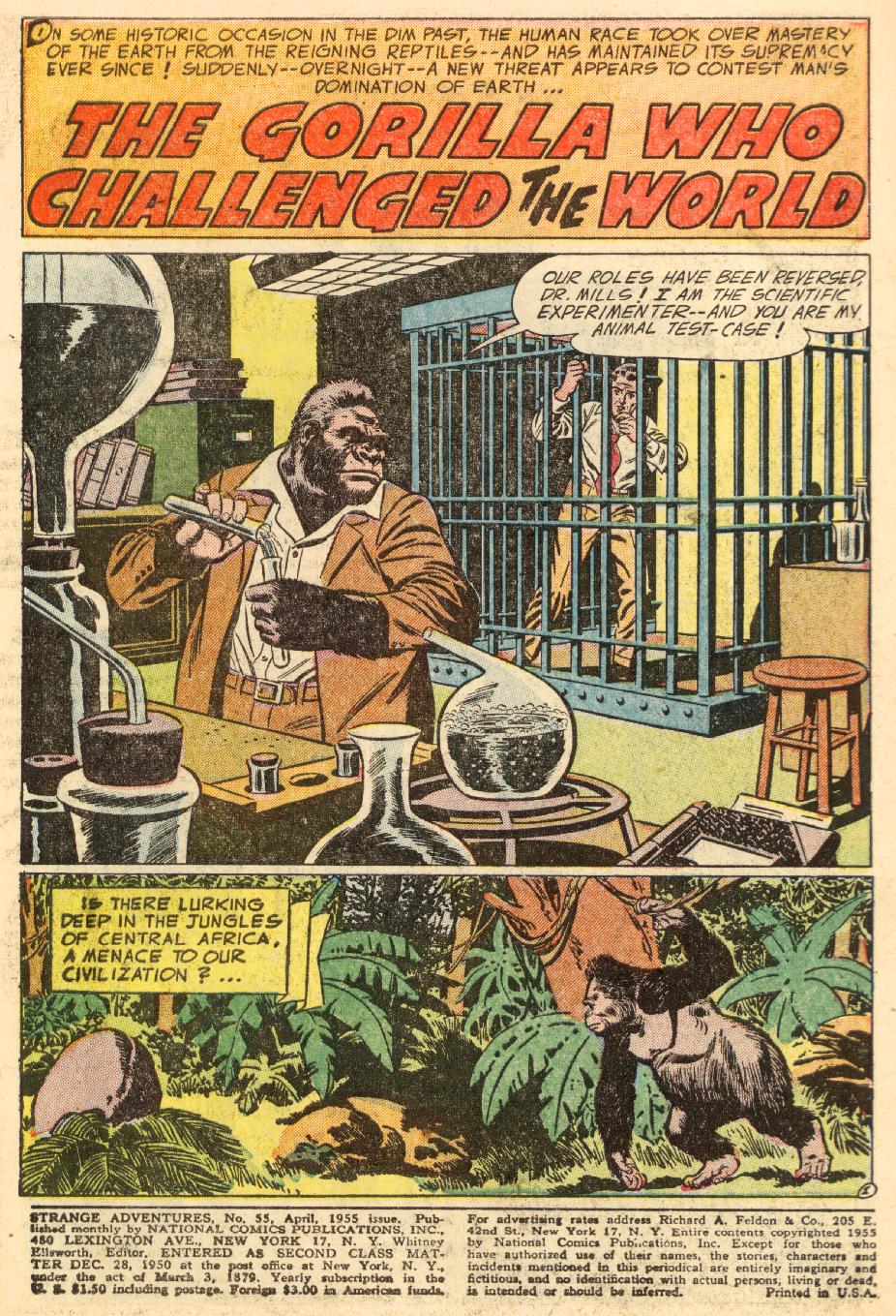 Read online Strange Adventures (1950) comic -  Issue #55 - 3