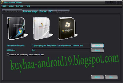 CARA INSTALL WINDOWS 7 XP VIA FLASHDISK