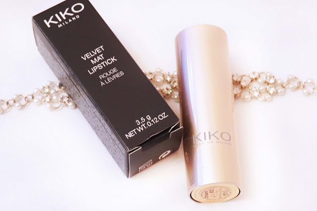 Lipstick Kiko Velvet Mat Strawberry Pink