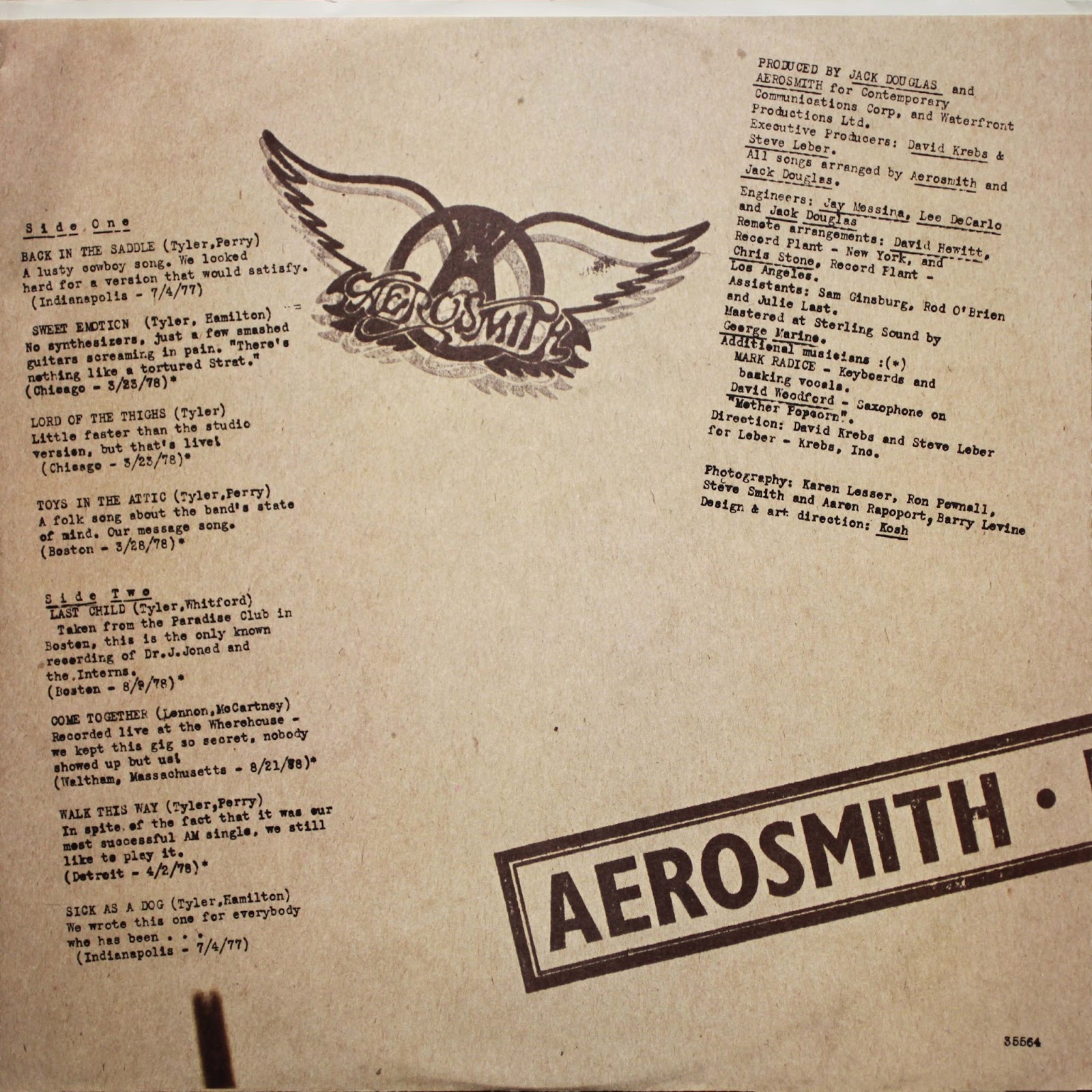 Aerosmith live bootleg album cover-porn galleries