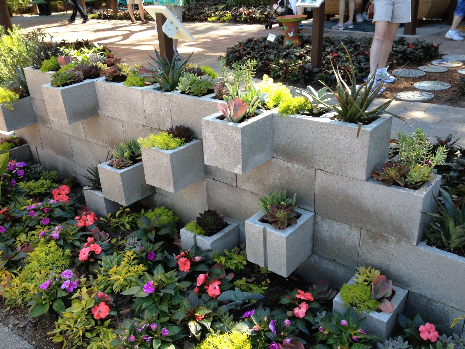 Seeking a Greener Thumb: Cinder Block Succulent Planter