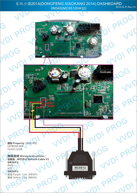 Xhorse VVDI Prog wiring diagram to ECUs MCUs (updating) | VVDIshop.com