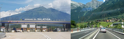 Jalan Tol Selatiga Seperti Pemandangan Tol di Swiss