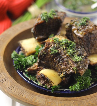 CHIMICHURRI BRAISED SHORT RIBS