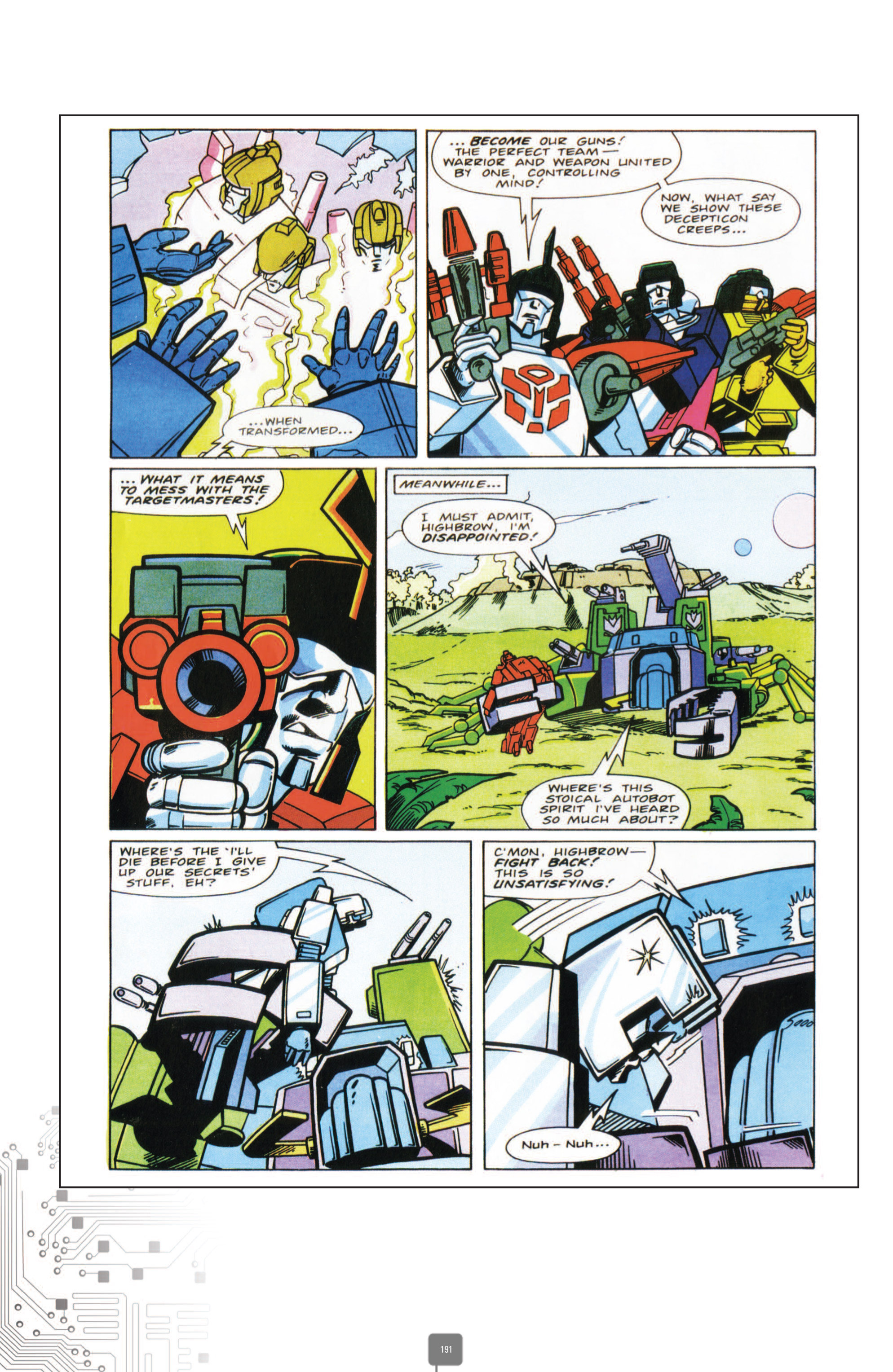 Read online The Transformers Classics UK comic -  Issue # TPB 4 - 191