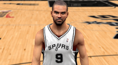 NBA 2K14 Tony Parker Cyberface Mod
