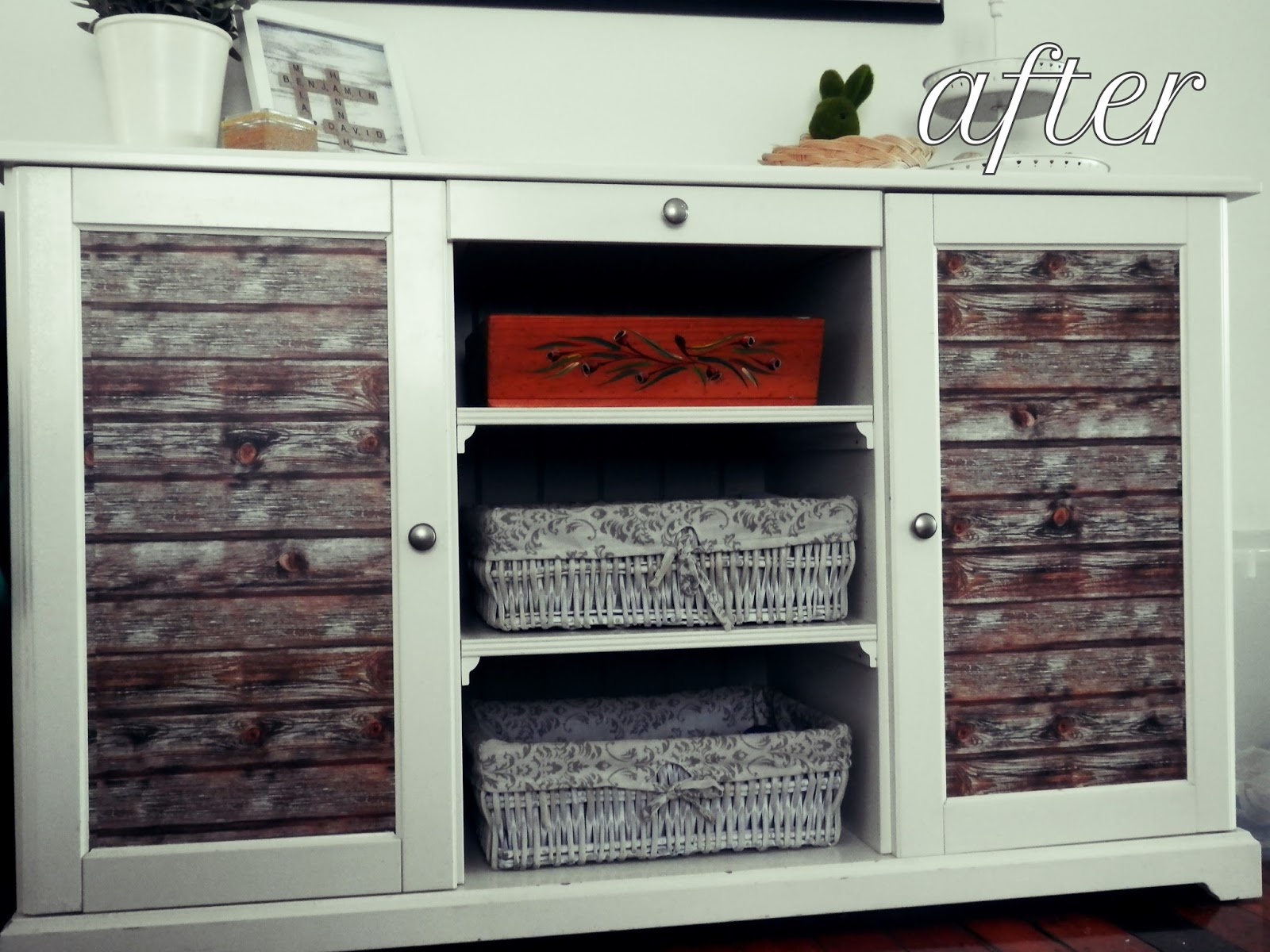 A Pocketful of Me IKEA LIATORP HACK Rustic Sideboard Makeover