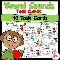  Vowel Sound Task Cards