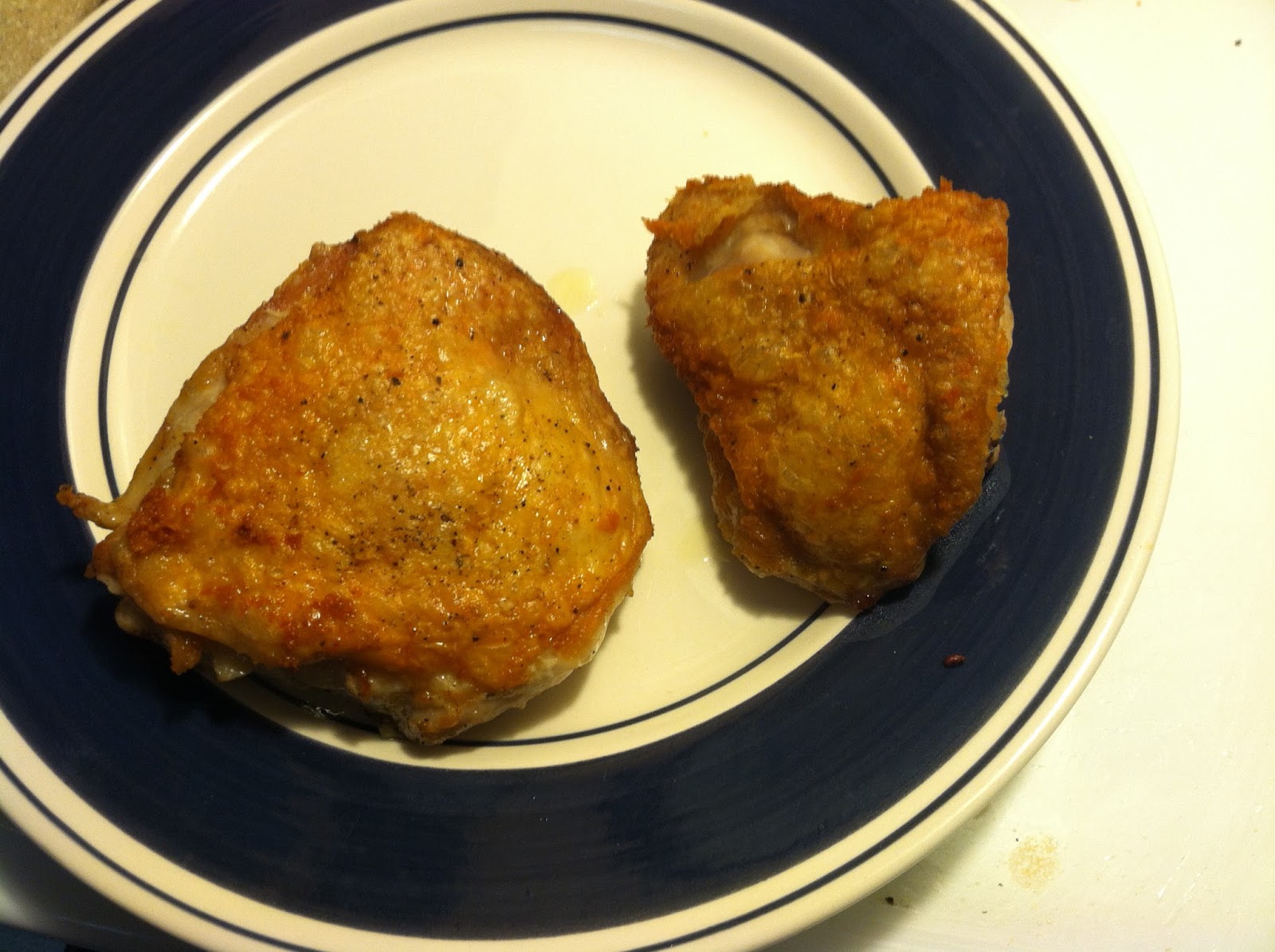 Je Vinaigrette Rien Chicken Thighs au Pépin