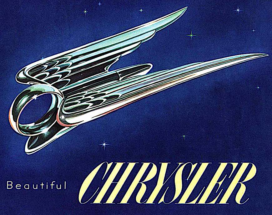 Chrysler mascot an old Chrysler hood mascot, a ring with wings