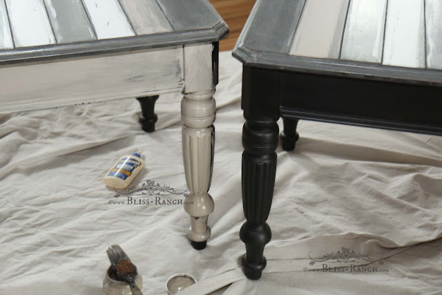Fusion Mineral Paint SideTable Redo, Bliss-Ranch.com