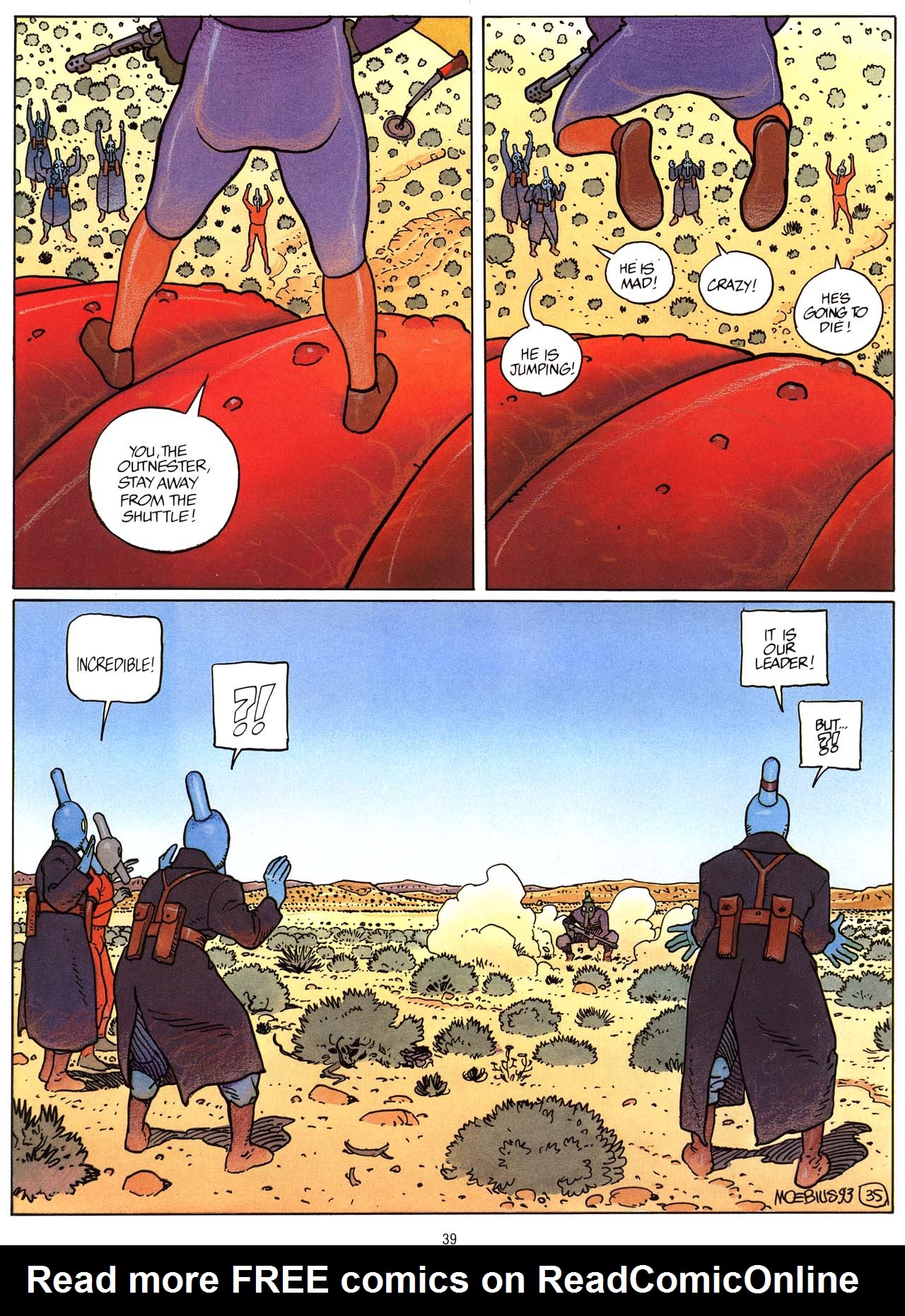 Read online Epic Graphic Novel: Moebius comic -  Issue # TPB 9 - 41