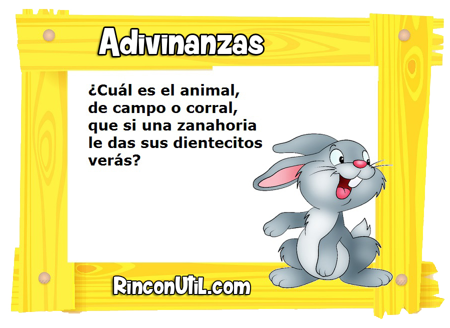 Featured image of post Adivinanzas Con Dibujos De Animales Haz clic en la imagen para ampliar