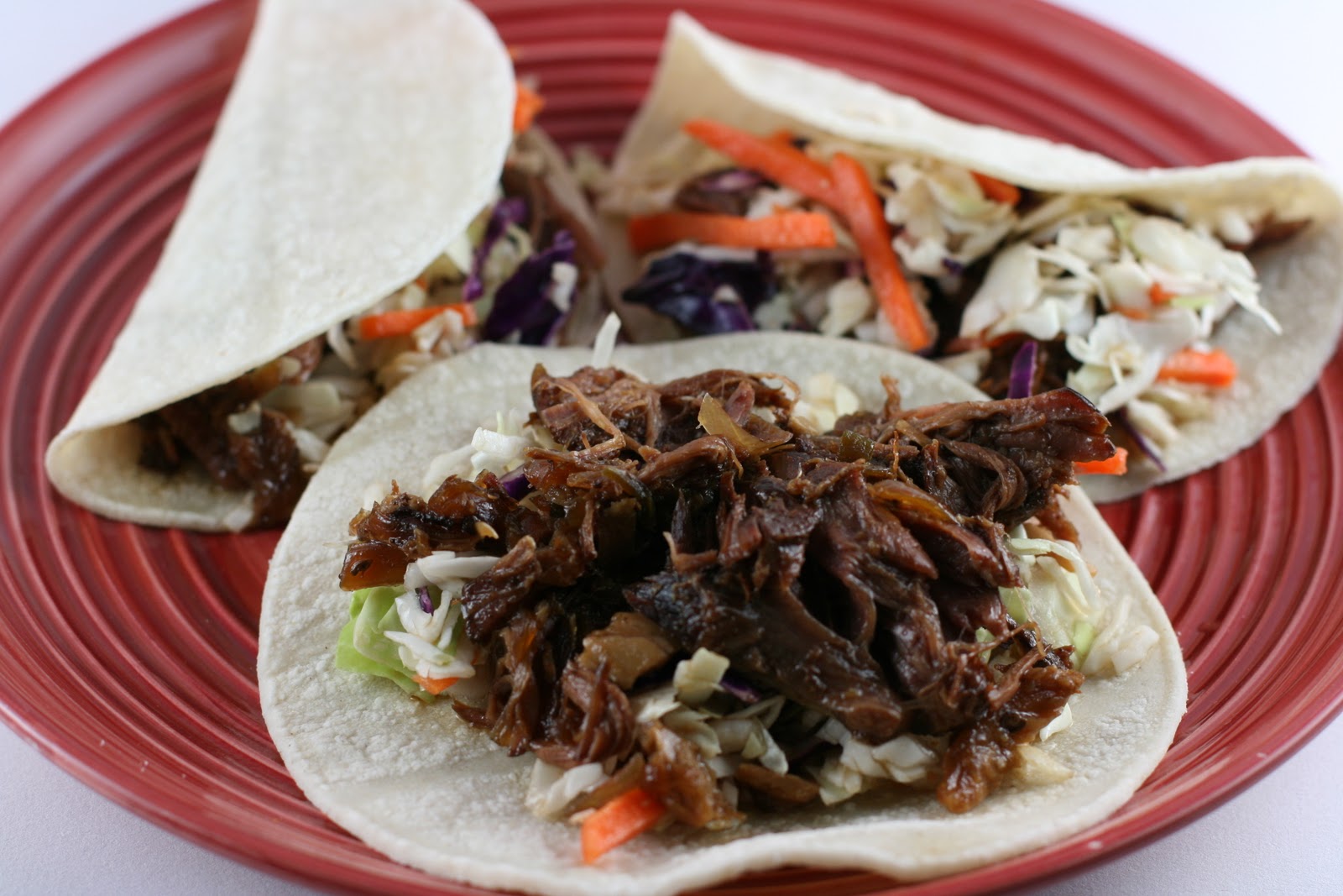 Let's Eat! Shredded Asian Beef Tacos