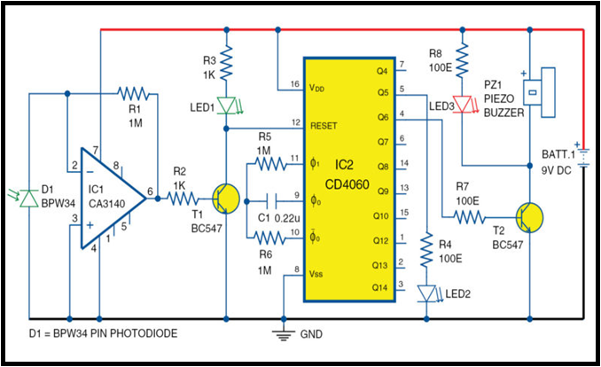 wattru official op amp and pin diode based fire sensor pin diode