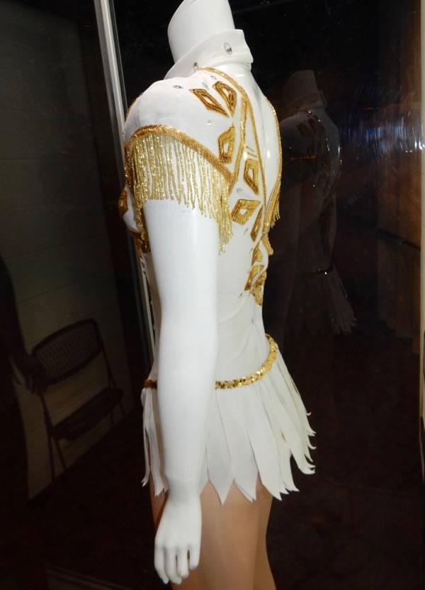Hollywood Movie Costumes and Props Margot Robbie's ice skating costume from I, Tonya on display