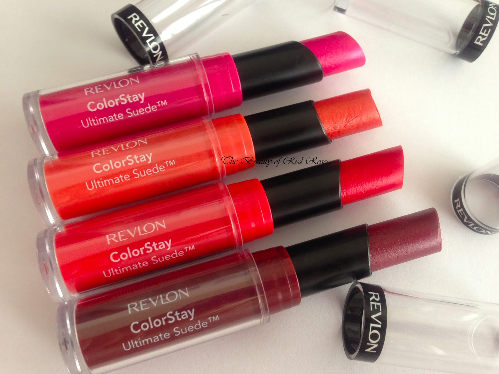Revlon Colorstay Ultimate Suede Lipsticks.