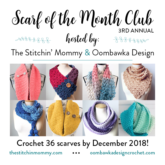 5 Little Monsters Spring Shells Scarf