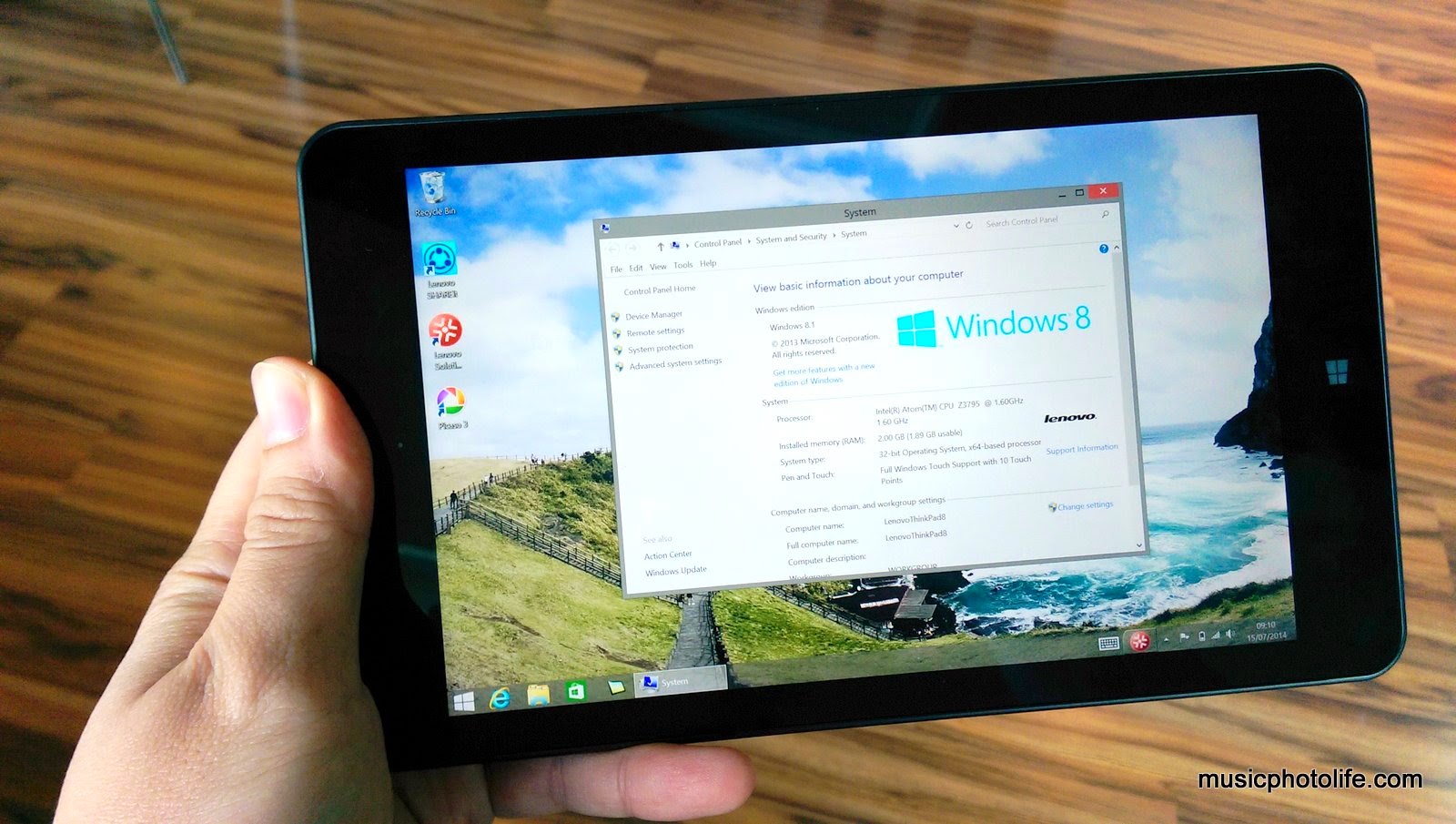 Music.Photo.Life.: Lenovo ThinkPad 8: 8.3-inch Windows Tablet Review