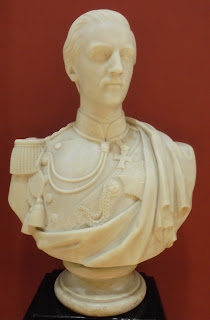 η προτομή του Γεωργίου του Α΄ στο Εθνικό και Ιστορικό Μουσείο της Αθήνας