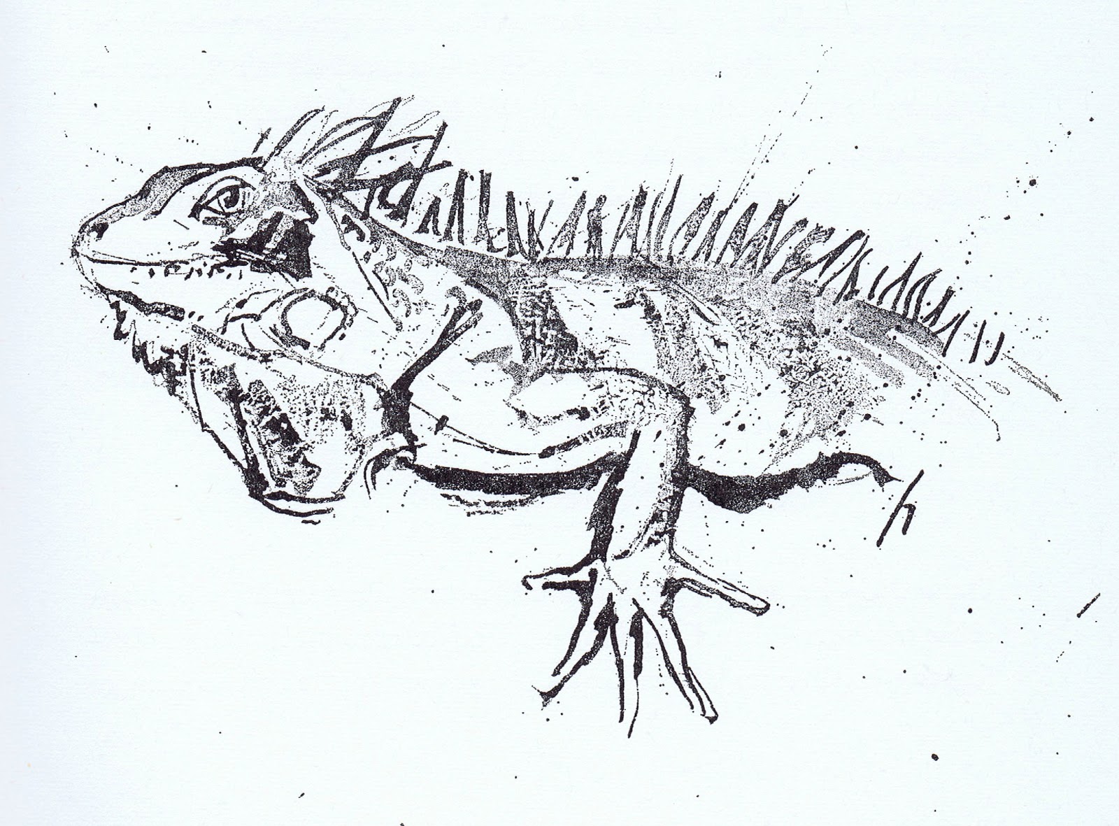 Тату игуана эскизы