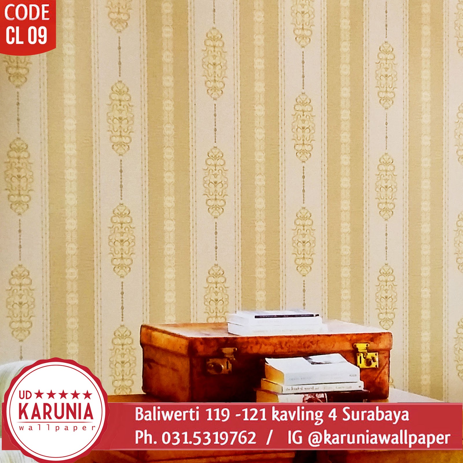 jual wallpaper dinding toko karunia baliwerti
