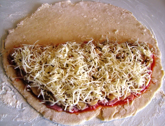 Cuisine solo: Calzone maison