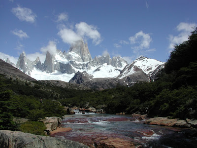 Fotografia del parque nacional los glaciares en Argentina