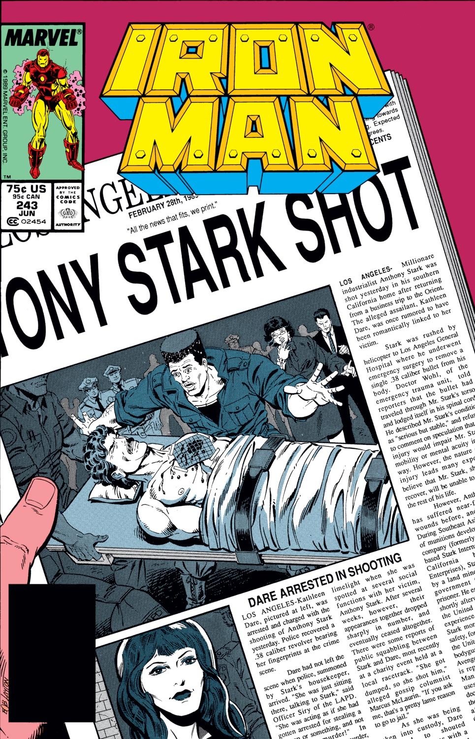 Read online Iron Man (1968) comic -  Issue #243 - 1