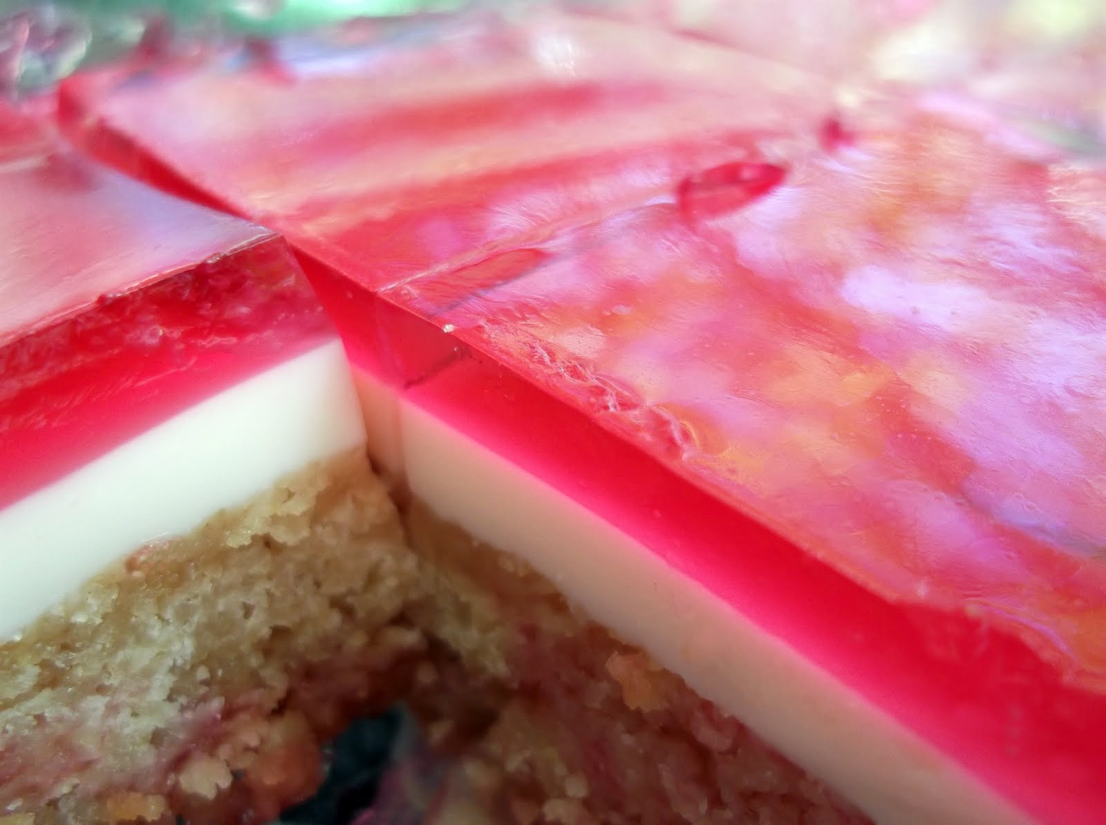 Lick The Spoon Raspberry Jelly Cheesecake Slice