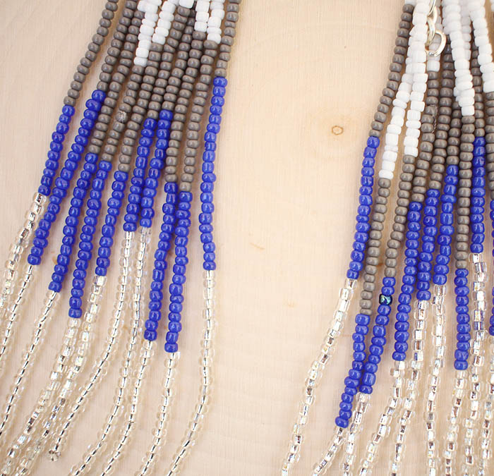 DIY Beaded Fringe Earrings Gina Michele