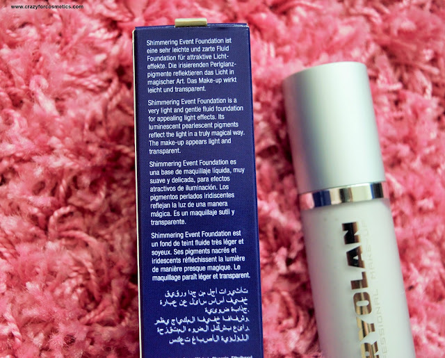 Kryolan Shimmering Event FOundation Pearl Ingredients & how to use
