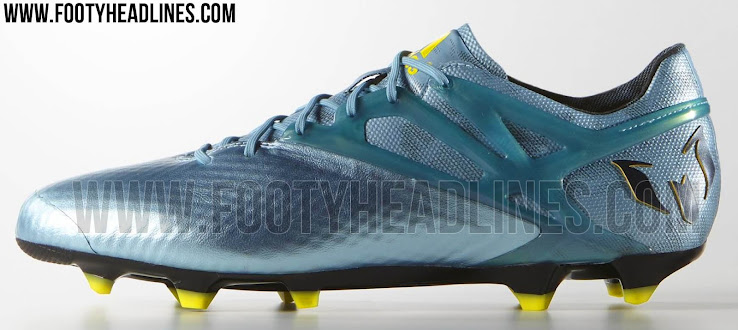 blue messi boots