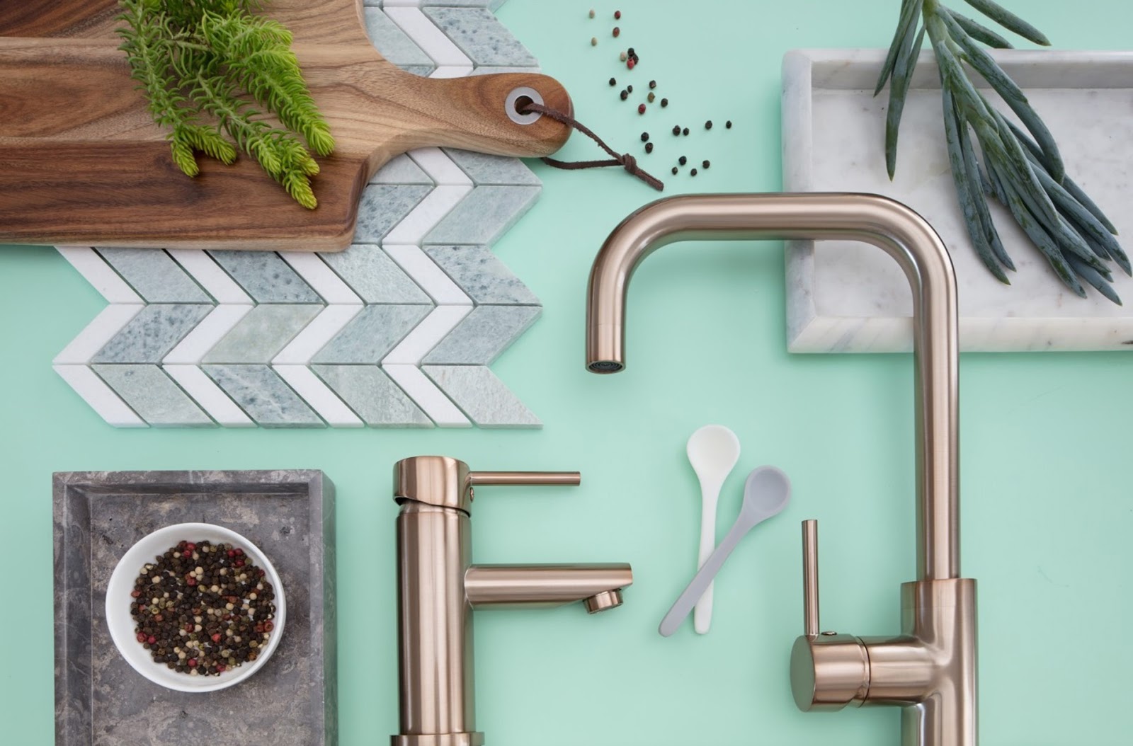 Trendsetter Interiors Meir Australia Launches Tiger Bronze Tapware Range