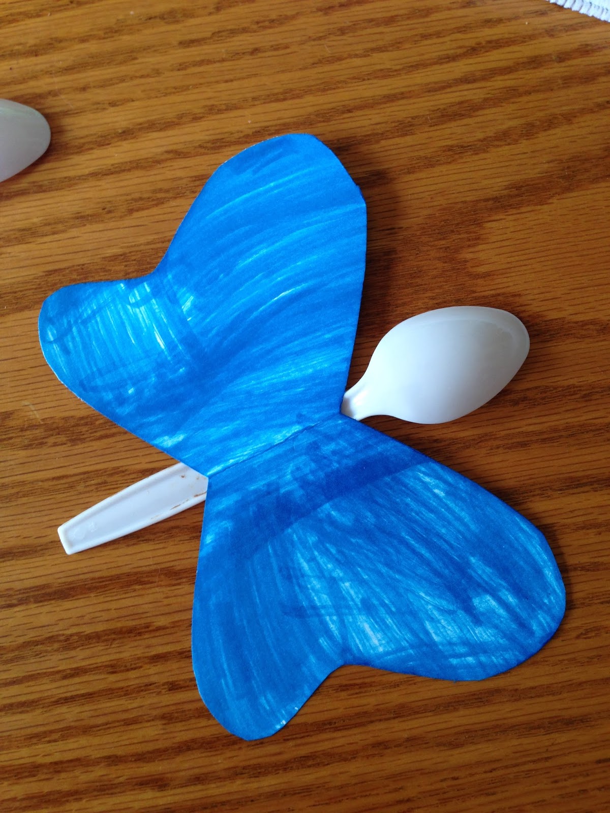What I Live For Plastic Spoon Butterflies