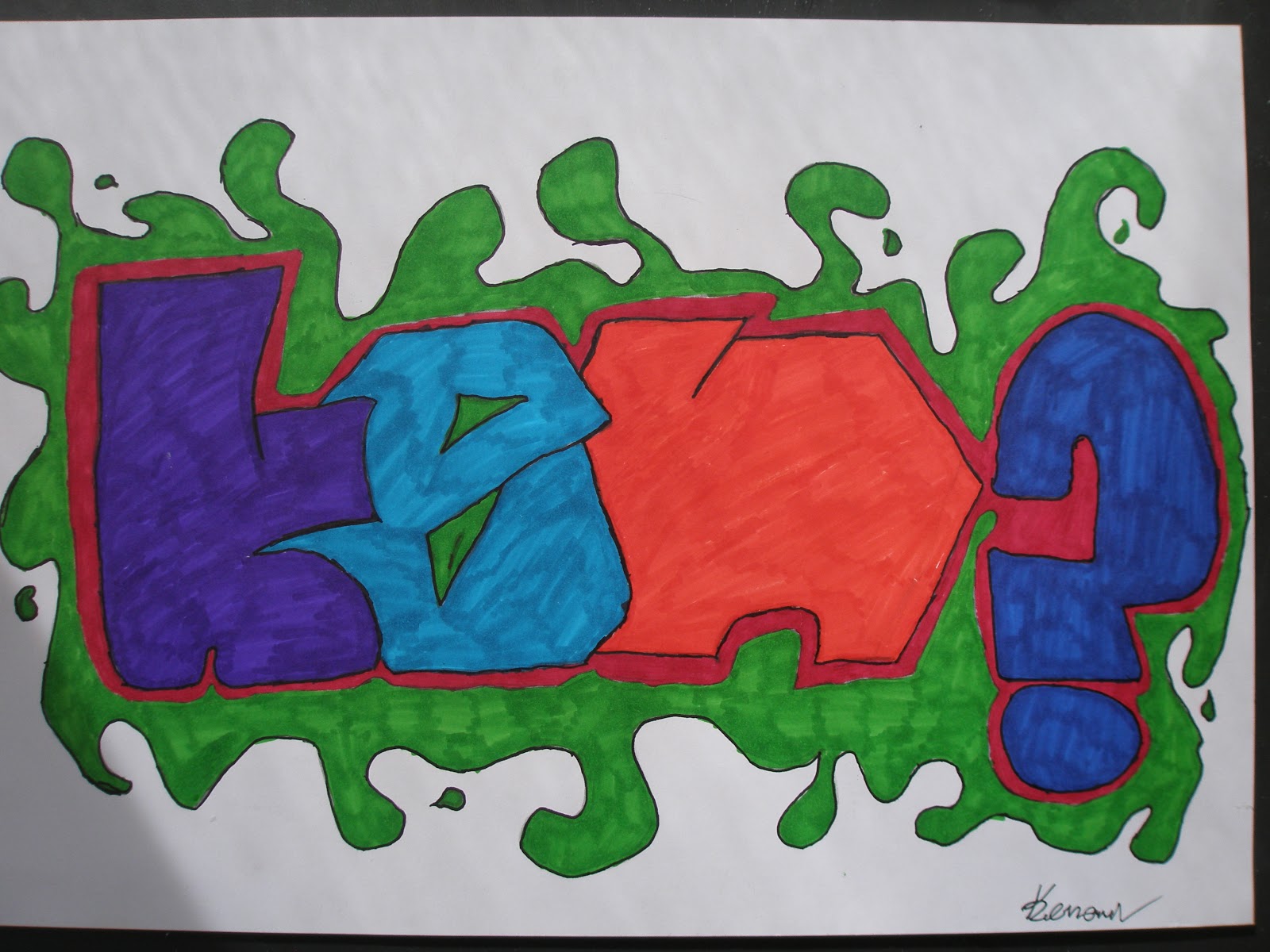 Elwood Primary Art Year 5 and 6 Art Pieces