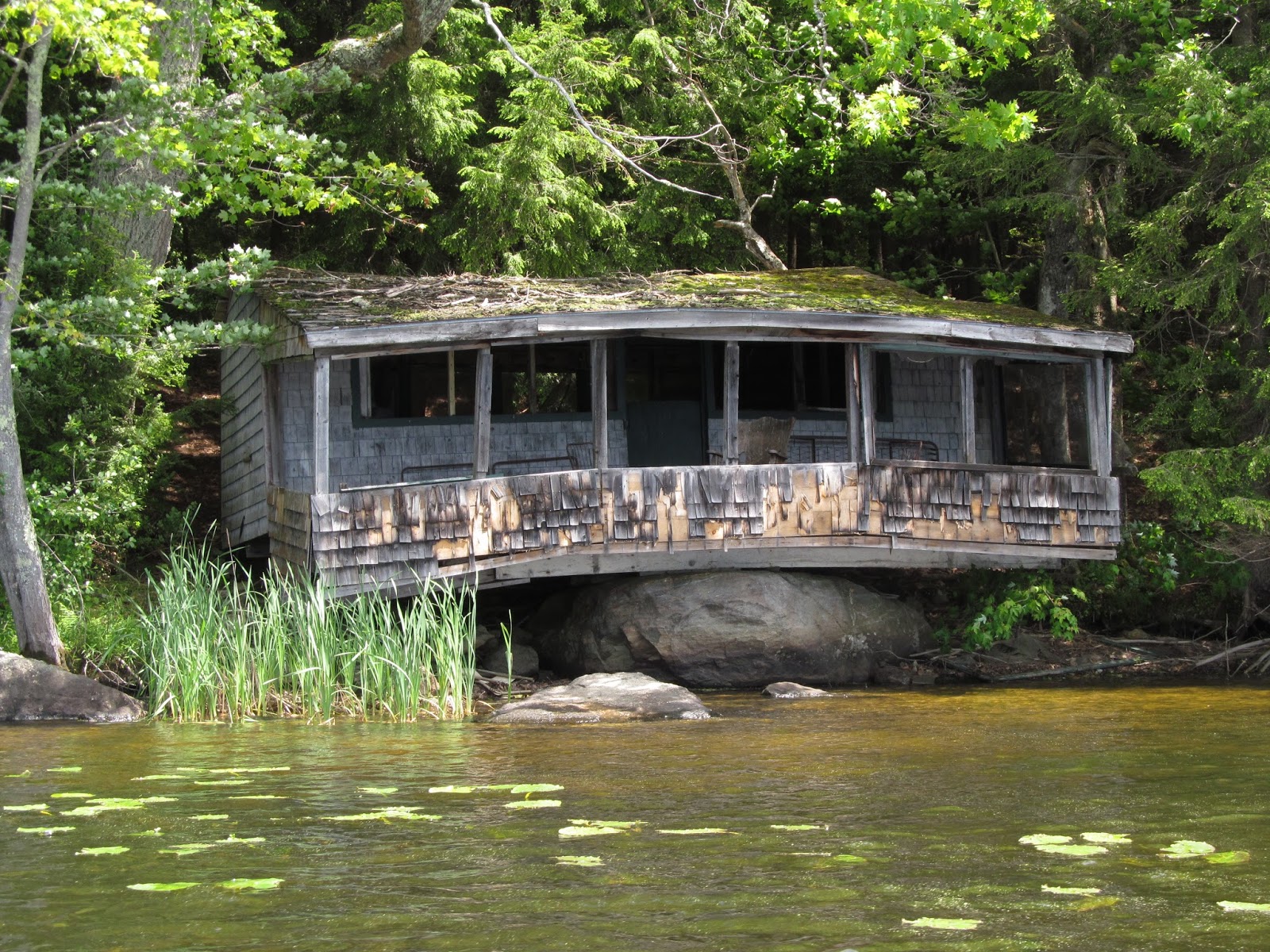 Recreational Kayaking in Maine Upper Pleasant Pond, Richmond, Maine