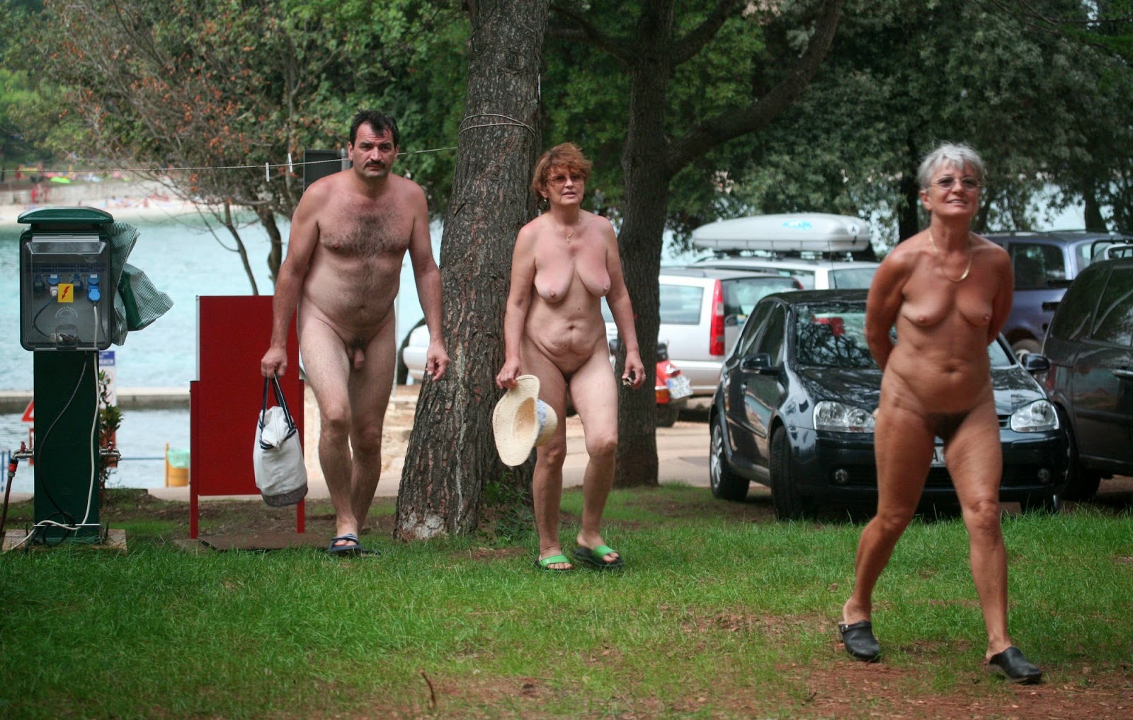 Nudists - Crete FKK Camping.