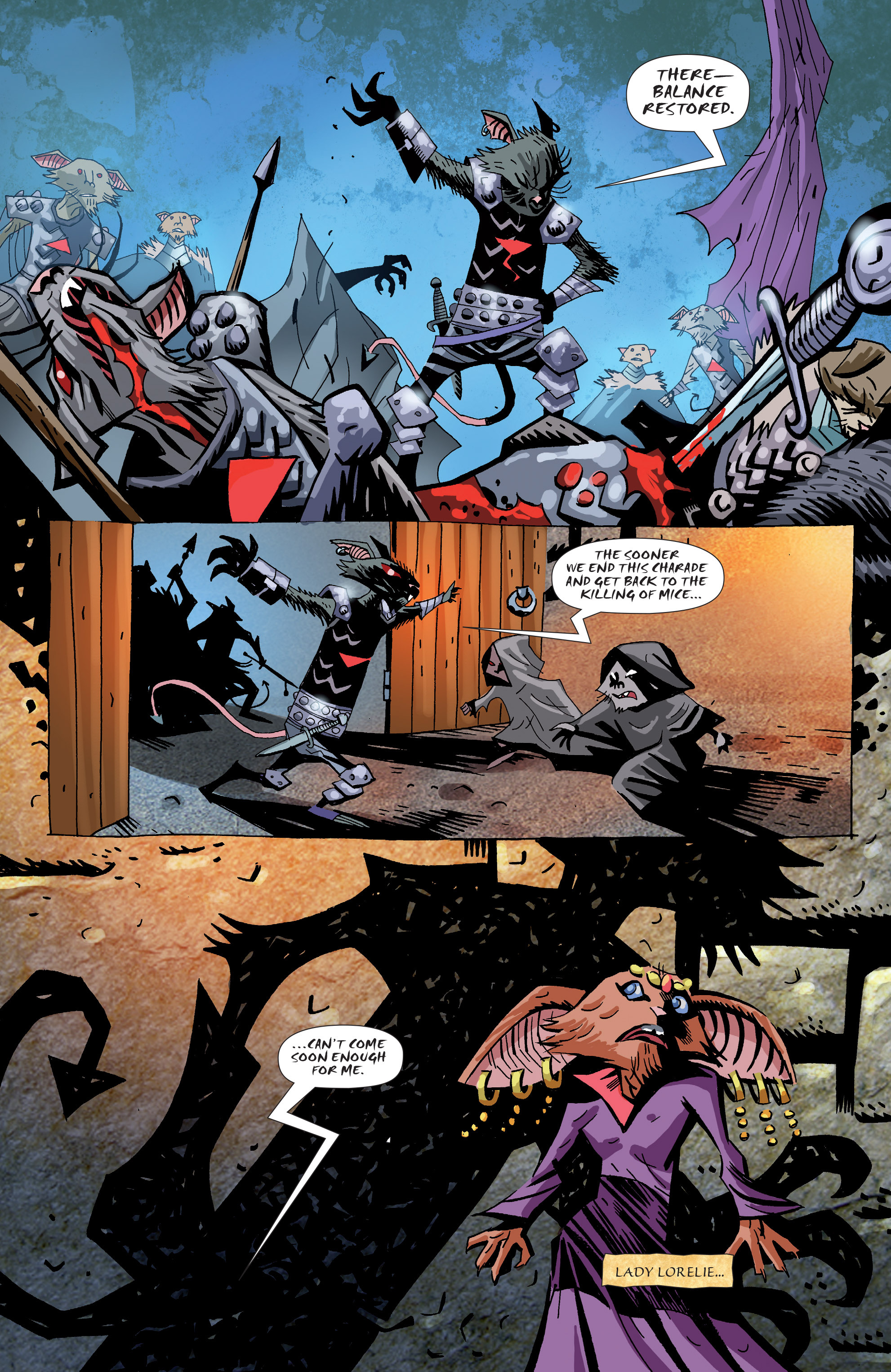 The Mice Templar Volume 3: A Midwinter Night's Dream issue TPB - Page 159
