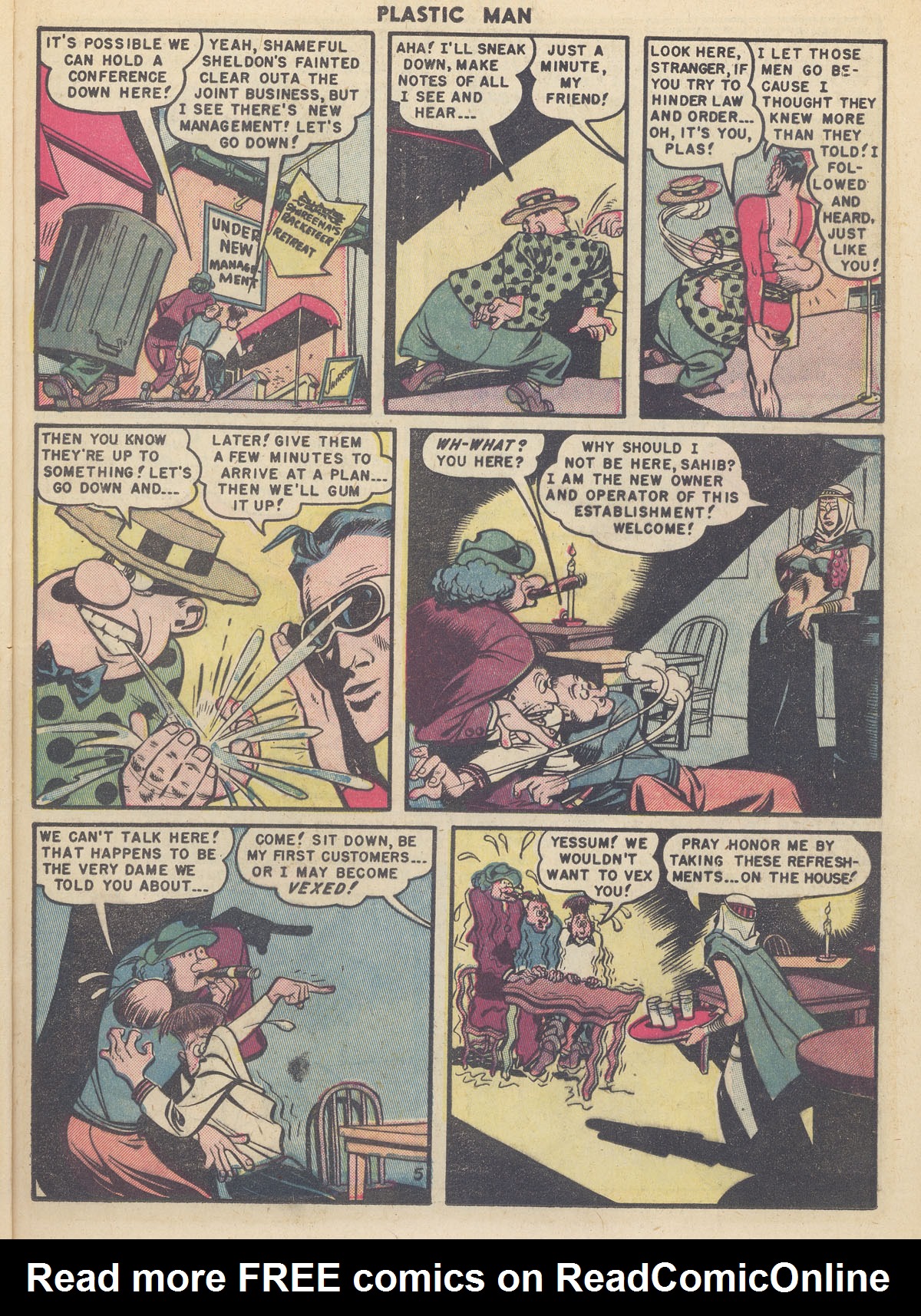 Read online Plastic Man (1943) comic -  Issue #24 - 7