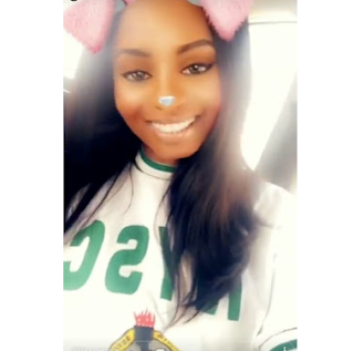 Photos: Kiki Osinbajo all cute in her NYSC crested vest