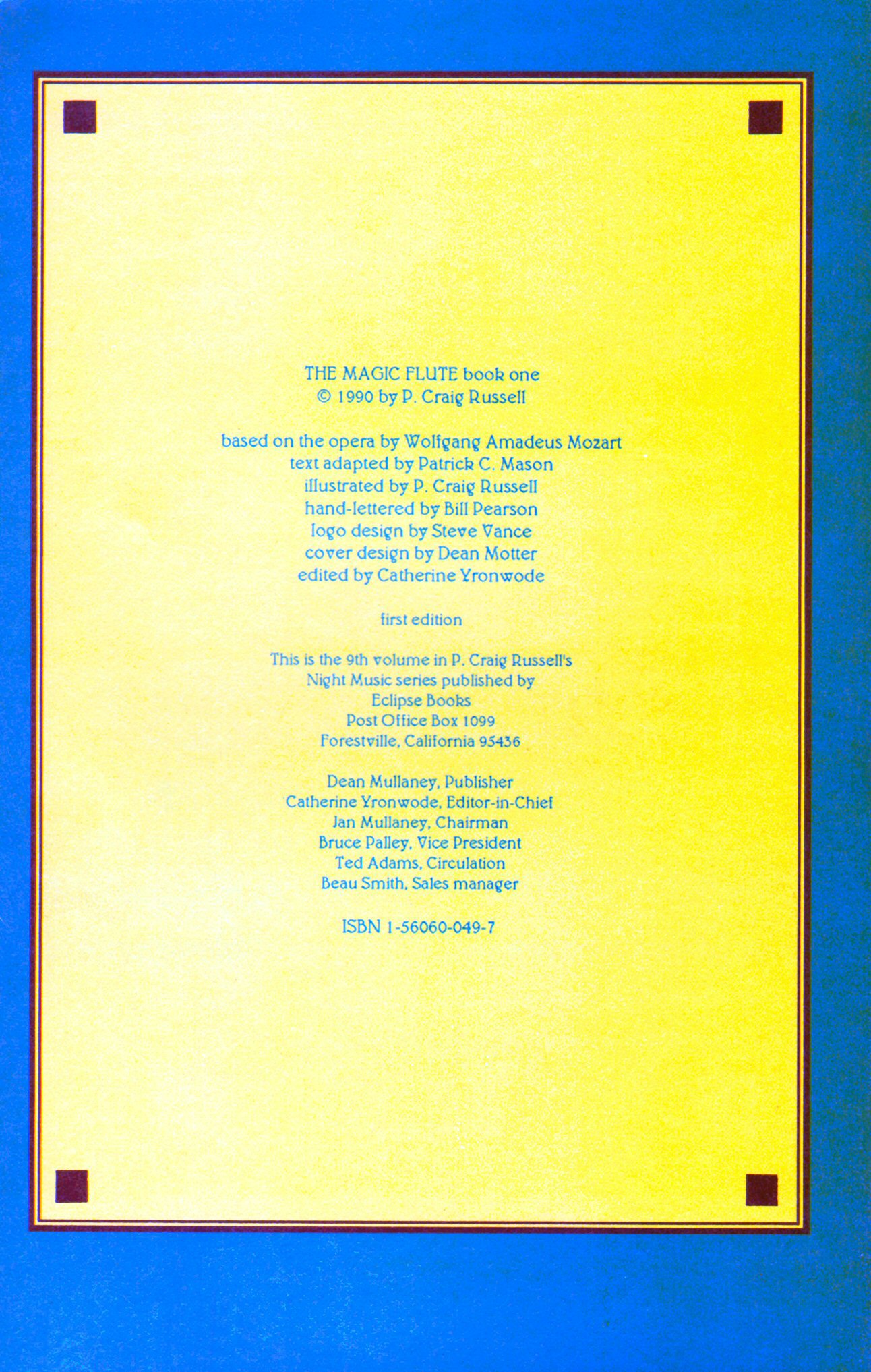 Read online Magic Flute comic -  Issue # TPB (Part 1) - 2