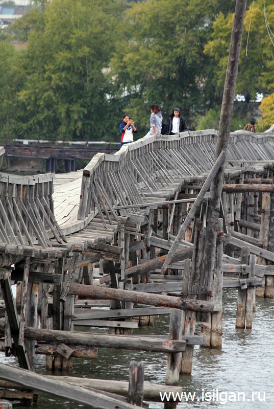 Деревянный мост в киржаче Деревянный мост в киржаче
