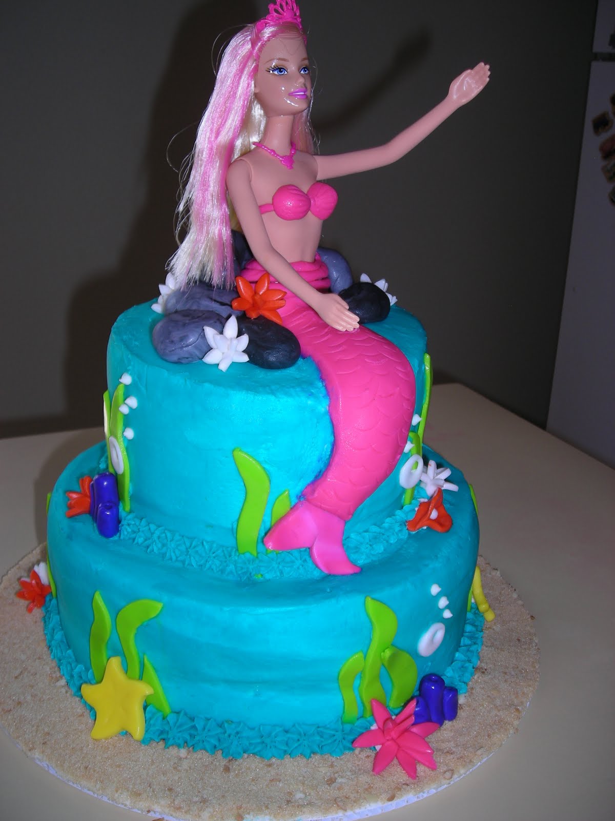 pattycakes: Mermaid Barbie Cake